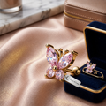 🦋 Piercing „Crystal Butterfly“