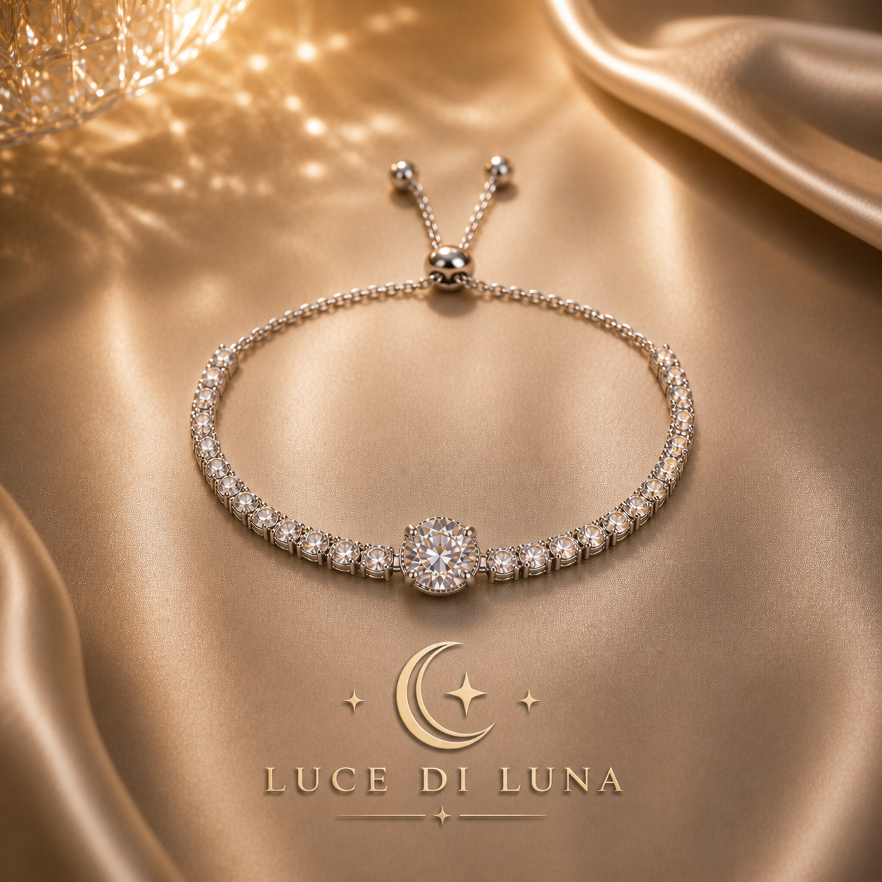💎 Rivière-Armband „Silver Glow“