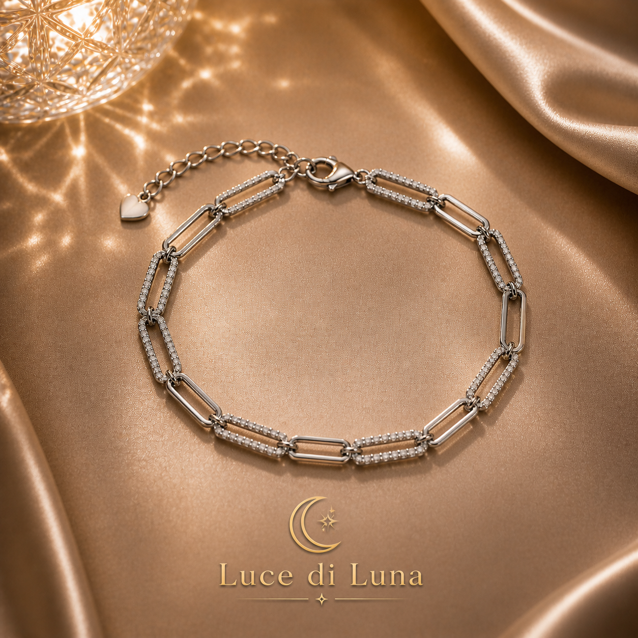 💎 Rivière-Armband „Silver Sparkle“